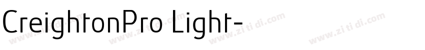 CreightonPro Light字体转换
